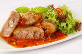 Chả nấm xốt chua ngọt Chả nấm xốt chua ngọt