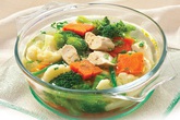 Canh gà nấu bông cải Canh gà nấu bông cải