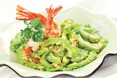 Khổ qua xào tôm Khổ qua xào tôm