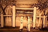 Mối tình đầu của Đại tướng qua tranh cát Mối tình đầu của Đại tướng qua tranh cát