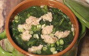 Canh mồng tơi nấu tôm quen thuộc Canh mồng tơi nấu tôm quen thuộc