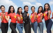 38 thí sinh Hoa hậu tuyệt đẹp với quần jean, áo phông đỏ 38 thí sinh Hoa hậu tuyệt đẹp với quần jean, áo phông đỏ