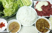 Cuối tuần đãi khách nhanh gọn với bò nhúng giấm cuốn Cuối tuần đãi khách nhanh gọn với bò nhúng giấm cuốn