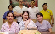Tiệc đầy tháng giản dị của con gái mỹ nhân đẹp nhất Philippines Tiệc đầy tháng giản dị của con gái mỹ nhân đẹp nhất Philippines