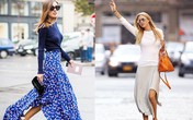 Biến hóa đa phong cách với chân váy maxi