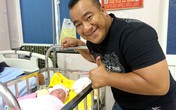 Hiếu Hiền hạnh phúc khoe công chúa vừa sinh Hiếu Hiền hạnh phúc khoe công chúa vừa sinh
