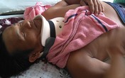 Vợ đánh đập, dìm chồng xuống mương nước rồi trói vào gốc cây Vợ đánh đập, dìm chồng xuống mương nước rồi trói vào gốc cây