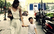 Hà Hồ cùng con trai tung tăng dạo phố Hà Hồ cùng con trai tung tăng dạo phố