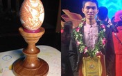 9X có tài khắc hình trên thủy tinh, vỏ trứng 9X có tài khắc hình trên thủy tinh, vỏ trứng