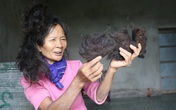 Lạ kỳ cụ bà có mái tóc tự kết hình đầu rồng Lạ kỳ cụ bà có mái tóc tự kết hình đầu rồng