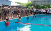 Hải Phòng: Học sinh thi bơi cổ vũ phong trào chống đuối nước Hải Phòng: Học sinh thi bơi cổ vũ phong trào chống đuối nước