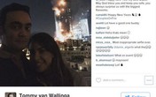 Đôi nam nữ "gây bão" vì selfie bên khách sạn Dubai bốc cháy Đôi nam nữ "gây bão" vì selfie bên khách sạn Dubai bốc cháy