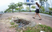 Hãi hùng 'hố tử thần' trên vỉa hè Hà Nội Hãi hùng 'hố tử thần' trên vỉa hè Hà Nội