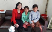 Gia cảnh xót xa của hai bé gái người Mông mồ côi cha Gia cảnh xót xa của hai bé gái người Mông mồ côi cha