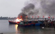 Lao vào tàu cá dập lửa, một chiến sỹ công an bị thương Lao vào tàu cá dập lửa, một chiến sỹ công an bị thương
