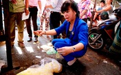 Dùng hàng trăm kg hàn the làm mì sợi Dùng hàng trăm kg hàn the làm mì sợi