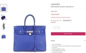 Túi xách đắt đỏ Hermes Birkin và Kelly lần đầu giảm giá Túi xách đắt đỏ Hermes Birkin và Kelly lần đầu giảm giá