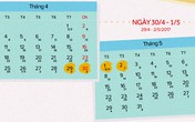 Công chức được nghỉ 4 ngày dịp 30/4 Công chức được nghỉ 4 ngày dịp 30/4