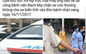 BV Bạch Mai nói gì về thông tin bảo vệ chặn xe cứu thương? BV Bạch Mai nói gì về thông tin bảo vệ chặn xe cứu thương?