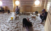 Chủ quán cà phê Sài Gòn đưa cả bãi biển về trong phố để phục vụ khách Chủ quán cà phê Sài Gòn đưa cả bãi biển về trong phố để phục vụ khách