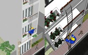 Cách làm lối thoát hiểm cho ban công nhà ống khi có cháy Cách làm lối thoát hiểm cho ban công nhà ống khi có cháy