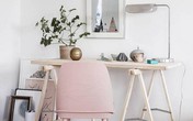 Phòng làm việc đầy cảm hứng với gam màu pastel Phòng làm việc đầy cảm hứng với gam màu pastel