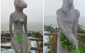 Tượng 12 con giáp bỏ bikini thay bằng lá cây, chùm nho có hết phản cảm? Tượng 12 con giáp bỏ bikini thay bằng lá cây, chùm nho có hết phản cảm?