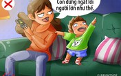 Sai lầm của cha mẹ tạo thói quen xấu cho con Sai lầm của cha mẹ tạo thói quen xấu cho con