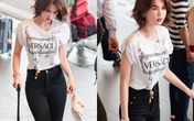 Đụng độ một mẫu áo phông: Ngọc Trinh thắng thế trong khoản khoe dáng nhưng Minh Hằng lại mix đồ ấn tượng hơn hẳn Đụng độ một mẫu áo phông: Ngọc Trinh thắng thế trong khoản khoe dáng nhưng Minh Hằng lại mix đồ ấn tượng hơn hẳn