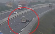 Phạt 1 triệu đồng, tước GPLX 2 tháng đối với tài xế lùi xe 6km trên cao tốc