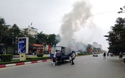 Xe tải bốc cháy vì vừa chạy vừa nấu bánh chưng Xe tải bốc cháy vì vừa chạy vừa nấu bánh chưng