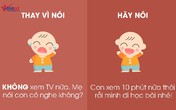 9 câu nói hữu hiệu thay vì nói “không” với trẻ 9 câu nói hữu hiệu thay vì nói “không” với trẻ