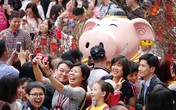 Người dân châu Á rộn ràng đón Tết Kỷ Hợi Người dân châu Á rộn ràng đón Tết Kỷ Hợi