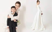 Đàm Thu Trang khoe ảnh cưới chụp bên con riêng của Cường đô la Đàm Thu Trang khoe ảnh cưới chụp bên con riêng của Cường đô la