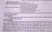 Phát lộ “con đường” thí sinh làm lọt đề thi Ngữ văn lên mạng xã hội ở Phú Thọ Phát lộ “con đường” thí sinh làm lọt đề thi Ngữ văn lên mạng xã hội ở Phú Thọ