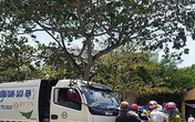 Xe chở rác lao vào cổng chợ tông chết một phụ nữ Xe chở rác lao vào cổng chợ tông chết một phụ nữ