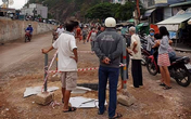Cháu bé 4 tuổi rơi xuống miệng cống không nắp che trong công trình Cháu bé 4 tuổi rơi xuống miệng cống không nắp che trong công trình