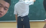 Nam sinh lên bảng làm bài, mọi chuyện rất bình thường cho đến khi nhìn vào phần cạp quần Nam sinh lên bảng làm bài, mọi chuyện rất bình thường cho đến khi nhìn vào phần cạp quần