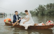 Thích thú ảnh cưới vượt lũ nhưng... vẫn vui của cặp đôi ở Hà Tĩnh Thích thú ảnh cưới vượt lũ nhưng... vẫn vui của cặp đôi ở Hà Tĩnh