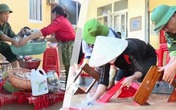 Nước lũ rút, côn trùng, rắn rết bò khắp nơi trong trường học, trạm y tế Nước lũ rút, côn trùng, rắn rết bò khắp nơi trong trường học, trạm y tế