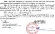 Hà Tĩnh công nhận học sinh IELTS 6.5 sẽ đạt học sinh giỏi cấp tỉnh liệu có bất cập? Hà Tĩnh công nhận học sinh IELTS 6.5 sẽ đạt học sinh giỏi cấp tỉnh liệu có bất cập?