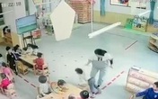 Bé mẫu giáo phải khâu 8 mũi vì bị ném xuống sàn