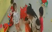 Cô giáo mầm non đánh, xách tay trẻ kéo vào góc khuất camera Cô giáo mầm non đánh, xách tay trẻ kéo vào góc khuất camera