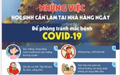 10 điều học sinh cần làm tại nhà để phòng tránh mắc bệnh COVID-19 10 điều học sinh cần làm tại nhà để phòng tránh mắc bệnh COVID-19