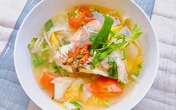 Canh cá điêu hồng nấu măng chua Canh cá điêu hồng nấu măng chua
