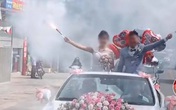 Vui thôi đừng vui quá: Muốn thể hiện độ “ngầu” trên xe sang rước dâu, cô dâu chú rể nhận về chỉ trích vì hành động khác người