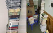 Thi tốt nghiệp xong, sĩ tử giật mình với khối lượng sách vở mình đã học: Cao hơn cả núi, dài hơn cả sông Thi tốt nghiệp xong, sĩ tử giật mình với khối lượng sách vở mình đã học: Cao hơn cả núi, dài hơn cả sông