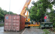 Hải Phòng: Nhiều người suýt chết vì tài xế container ngủ gật Hải Phòng: Nhiều người suýt chết vì tài xế container ngủ gật