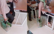 Hình ảnh người bà đang đi chợ thì nhớ ra phải họp phụ huynh cho cháu gây bão Hình ảnh người bà đang đi chợ thì nhớ ra phải họp phụ huynh cho cháu gây bão