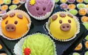 Bánh trung thu mini hút khách Bánh trung thu mini hút khách